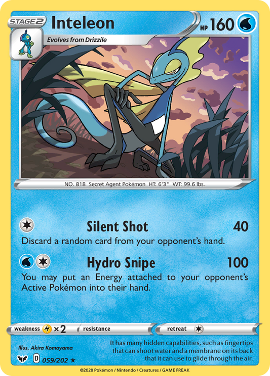 Inteleon - Sword & Shield - 059