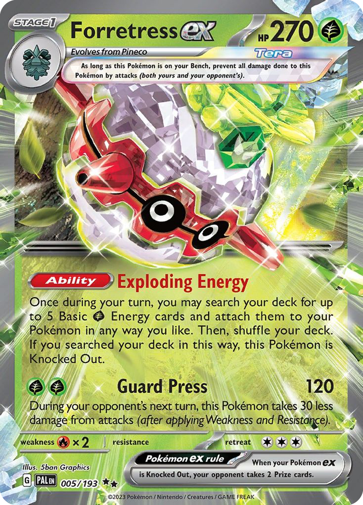 Forretress ex - Paldea Evolved - 005