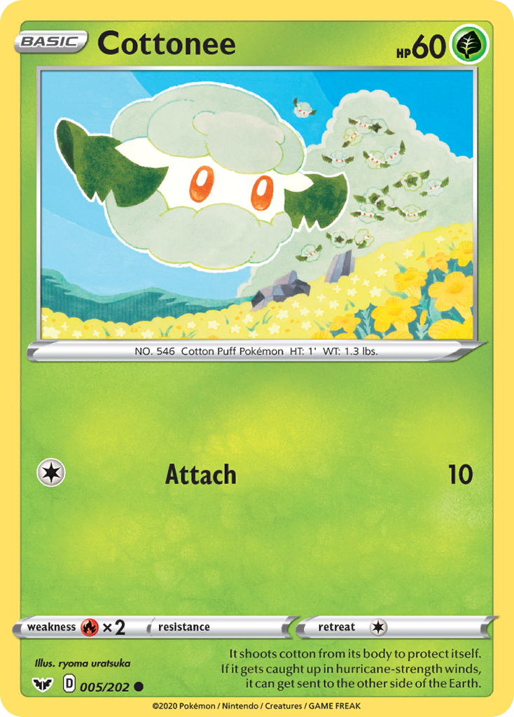 Cottonee - Sword & Shield - 005