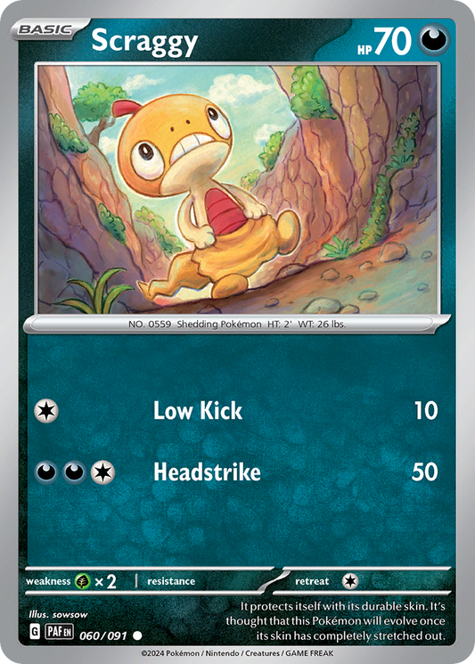 Scraggy - Paldean Fates - 060