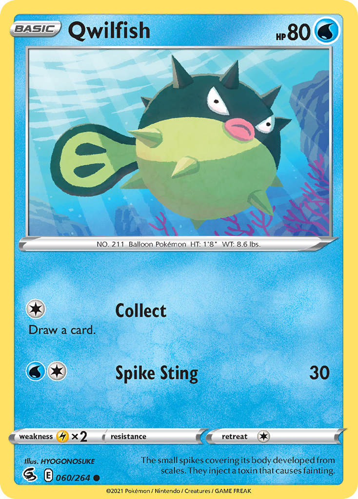 Qwilfish - Fusion Strike - 060