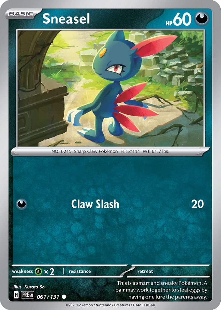 Sneasel - Prismatic Evolutions - 061