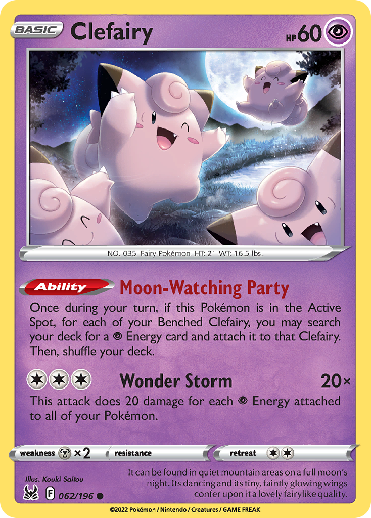 Clefairy - Lost Origin - 062