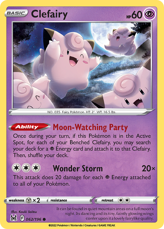 Clefairy - Lost Origin - 062
