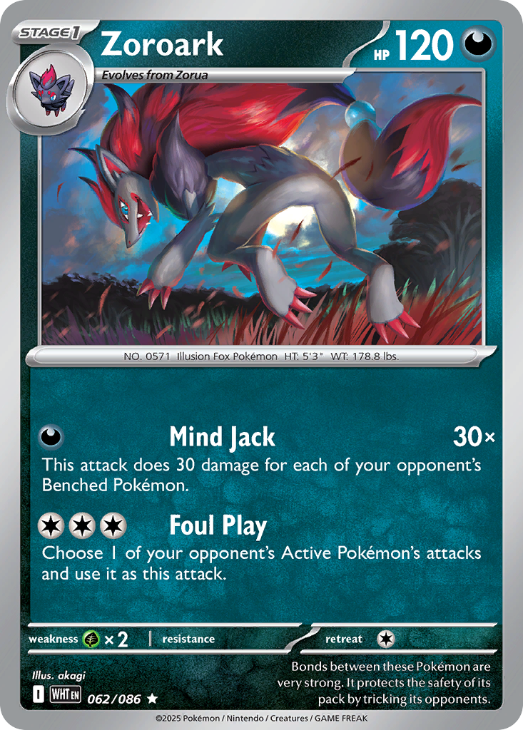 Zoroark - White Flare - 062