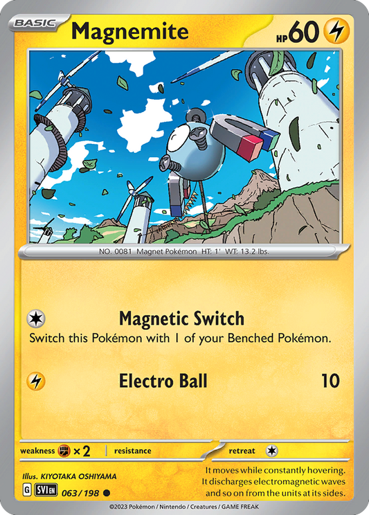 Magnemite - Scarlet & Violet - 063