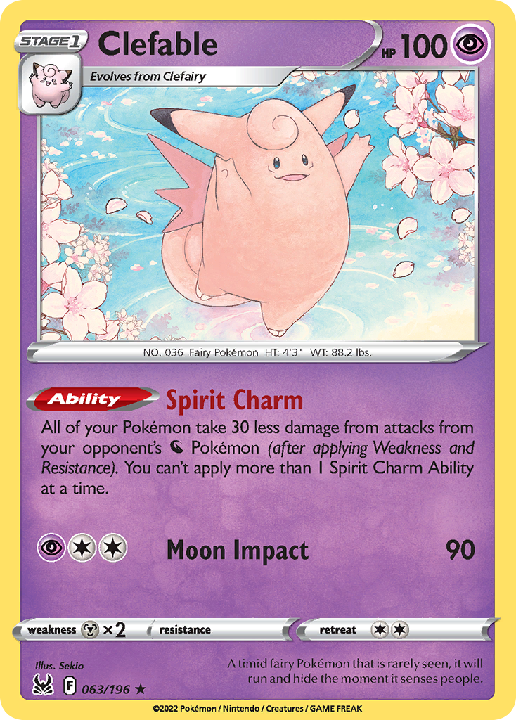 Clefable - Lost Origin - 063