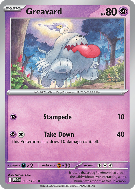 Greavard - Mega Evolution - 065