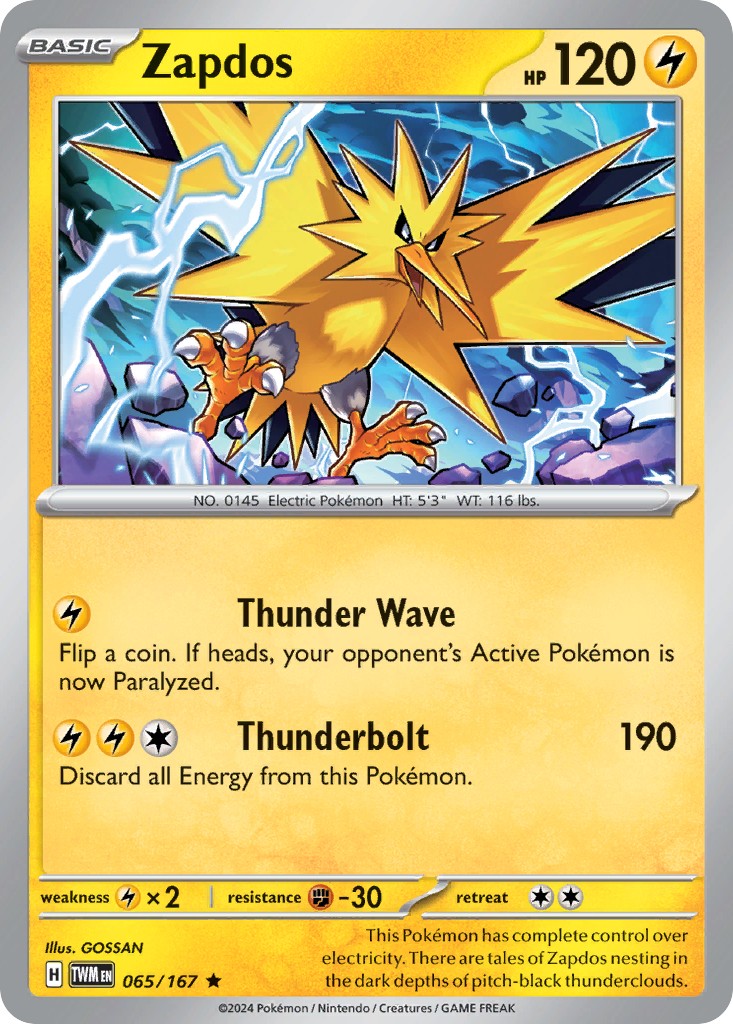 Zapdos - Twilight Masquerade - 065