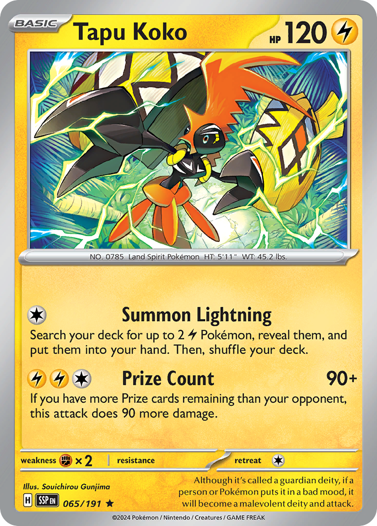 Tapu Koko - Surging Sparks - 065