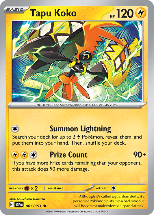 Tapu Koko - Surging Sparks - 065