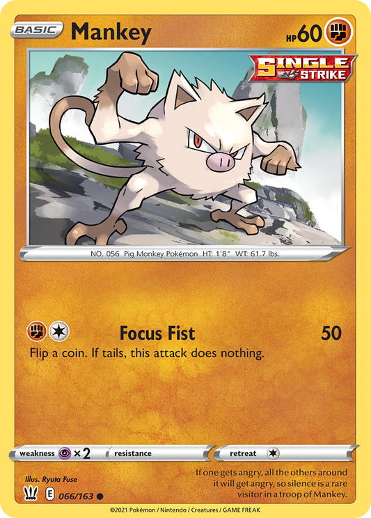 Mankey - Battle Styles - 066