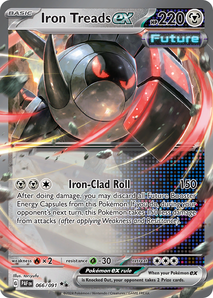 Iron Treads ex - Paldean Fates - 066