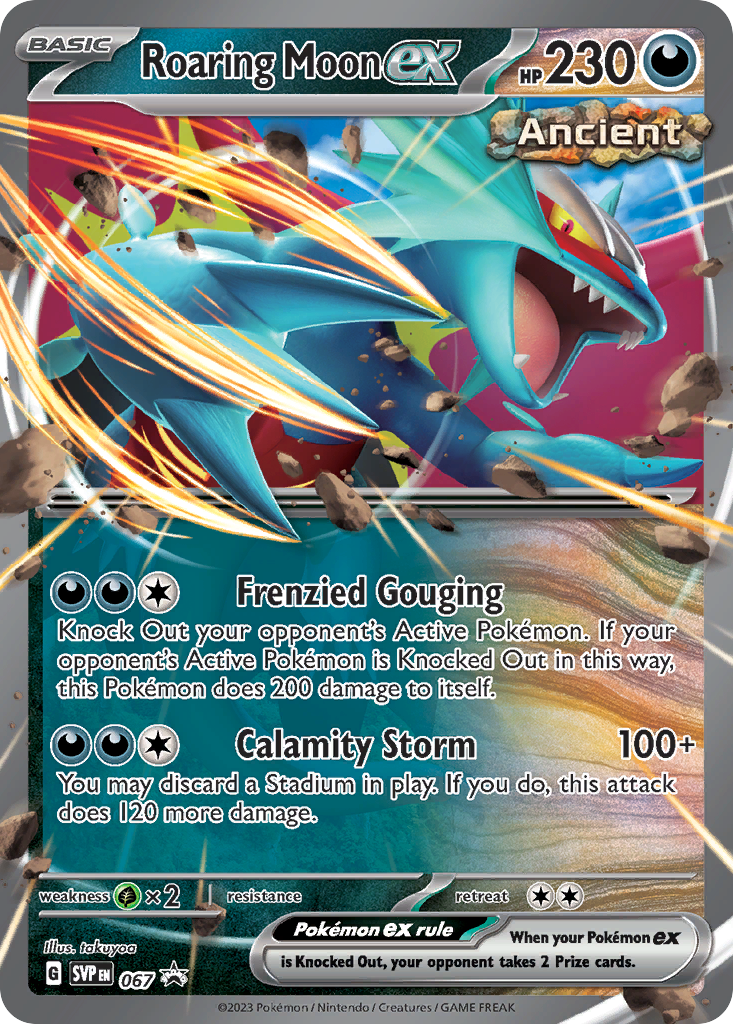 Roaring Moon ex - Scarlet & Violet Black Star Promos - 067