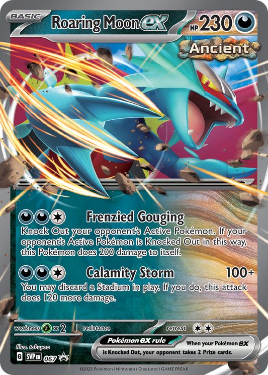 Roaring Moon ex - Scarlet & Violet Black Star Promos - 067