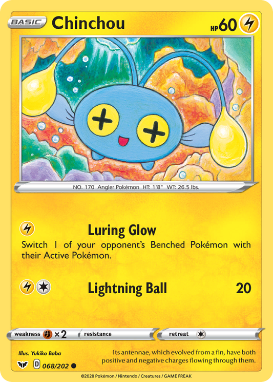 Chinchou - Sword & Shield - 068
