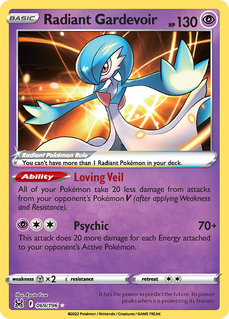 Radiant Gardevoir - Lost Origin - 069