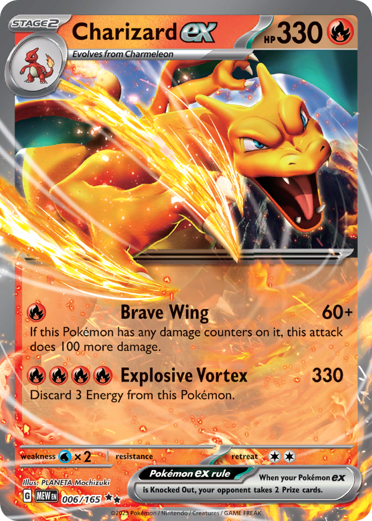 Charizard ex - 151 - 006