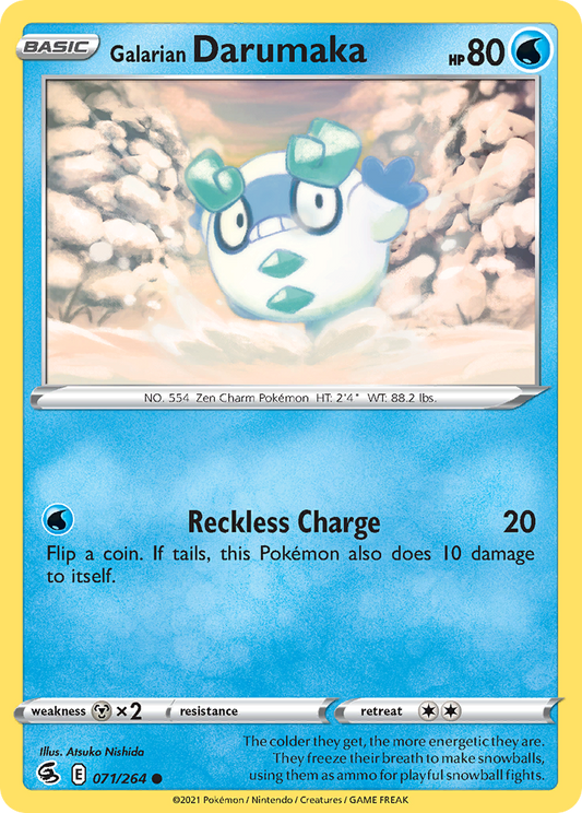 Galarian Darumaka - Fusion Strike - 071
