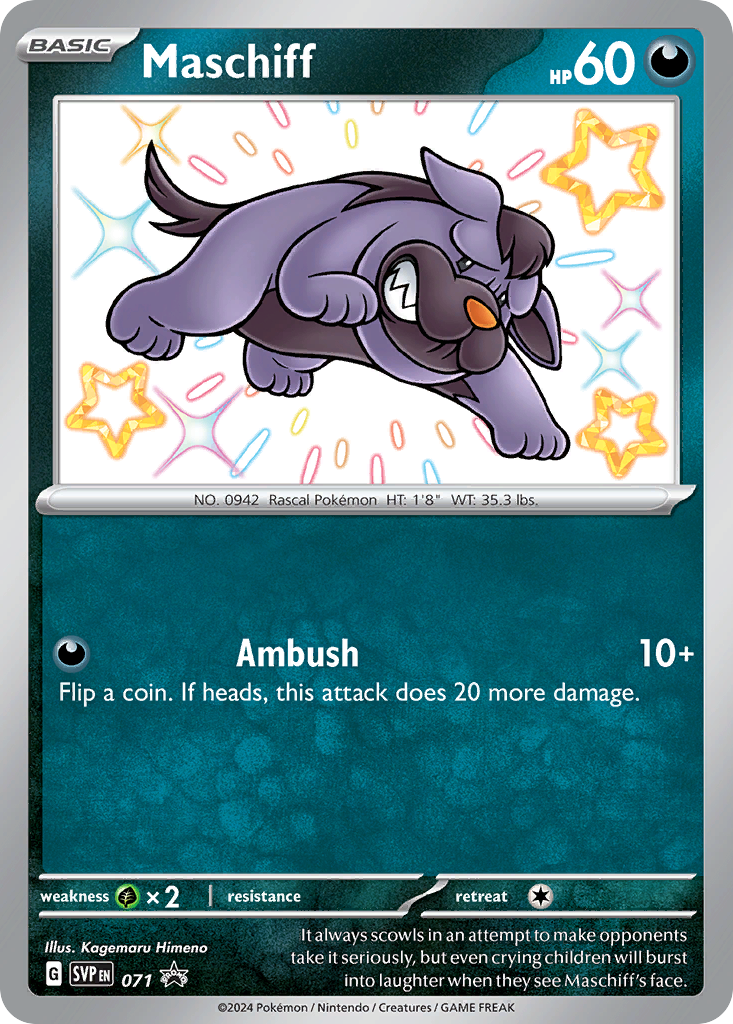 Maschiff - Scarlet & Violet Black Star Promos - 071