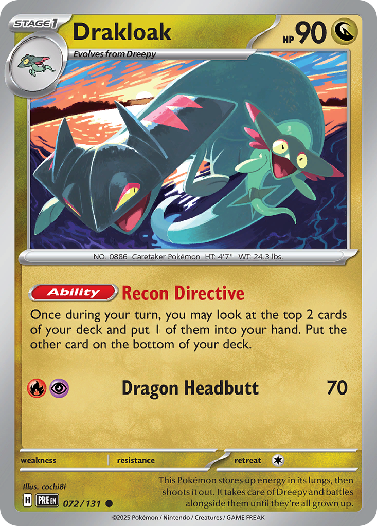 Drakloak - Prismatic Evolutions - 072