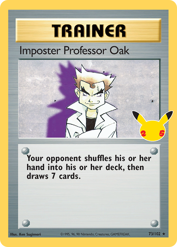 Imposter Professor Oak - Celebrations: Classic Collection - 073
