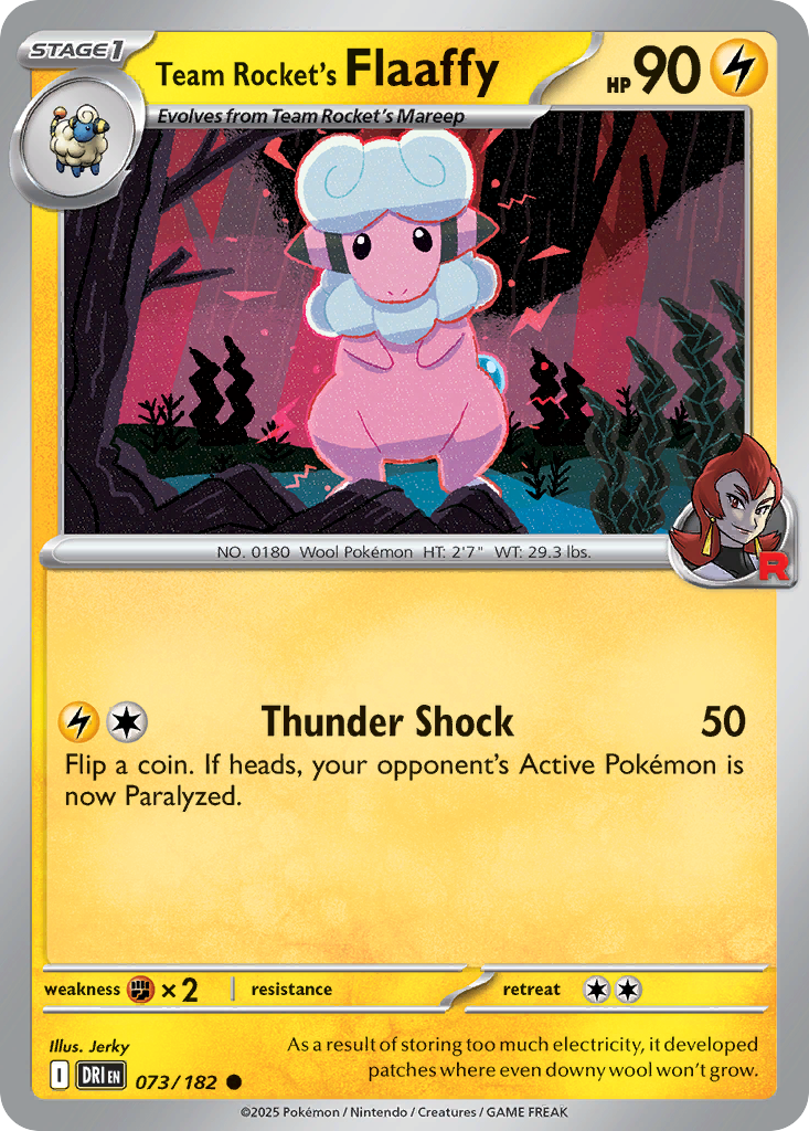 Team Rocket's Flaaffy - Destined Rivals - 073