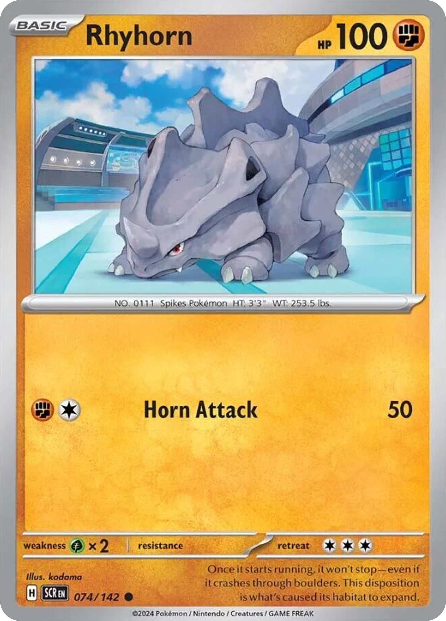 Rhyhorn - Stellar Crown - 074