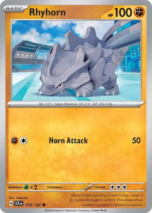 Rhyhorn - Stellar Crown - 074