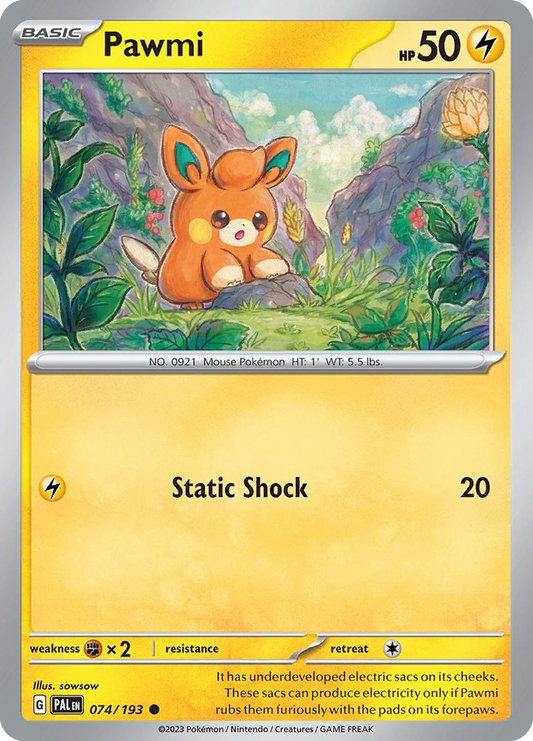Pawmi - Paldea Evolved - 074