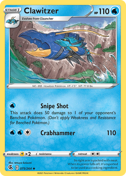 Clawitzer - Fusion Strike - 075