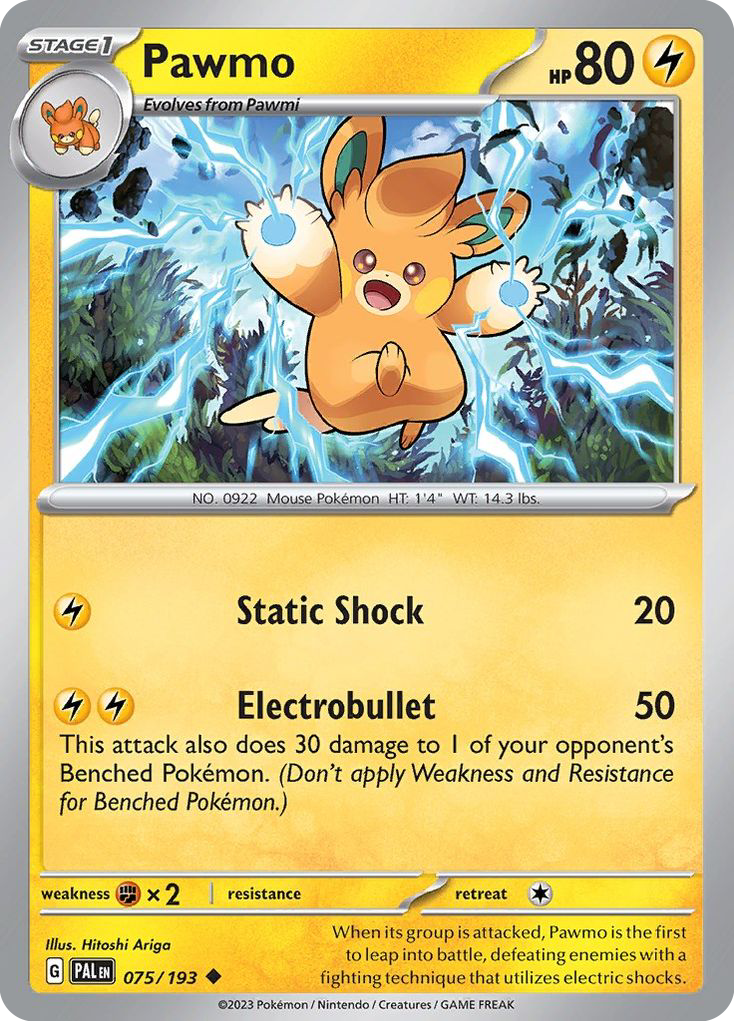 Pawmo - Paldea Evolved - 075