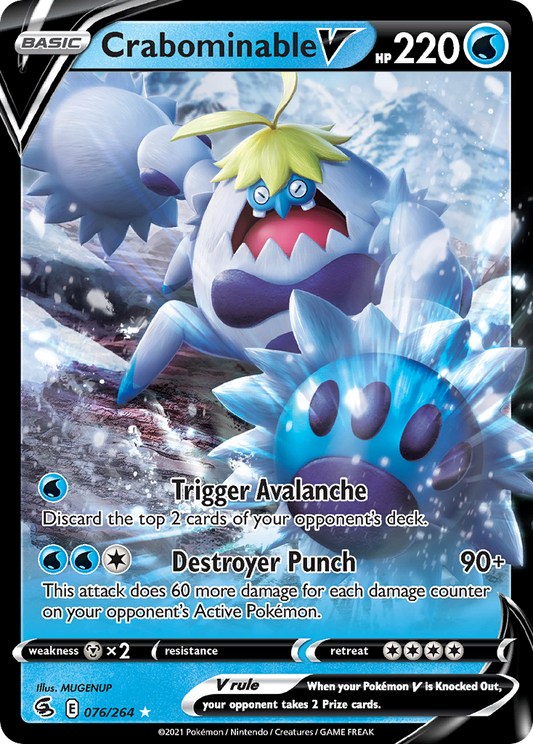 Crabominable V - Fusion Strike - 076