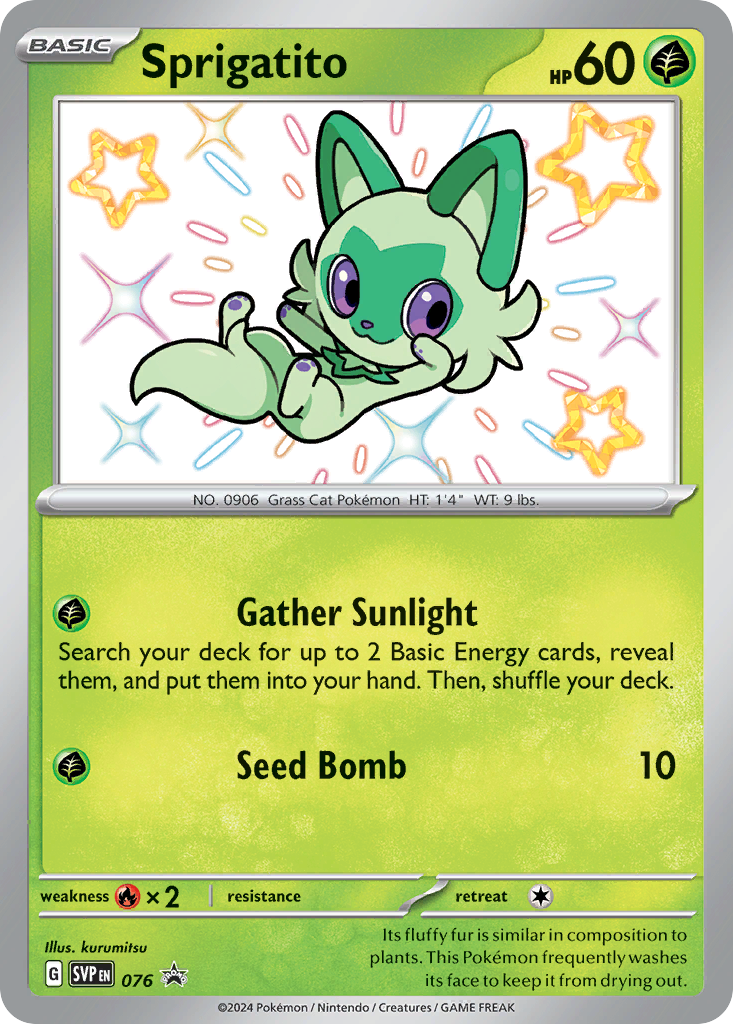 Sprigatito - Scarlet & Violet Black Star Promos - 076