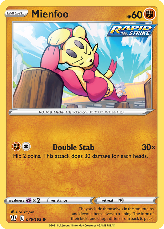 Mienfoo - Battle Styles - 076