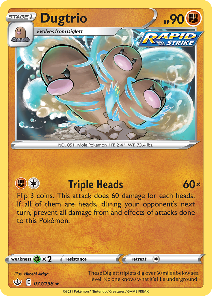 Dugtrio - Chilling Reign - 077