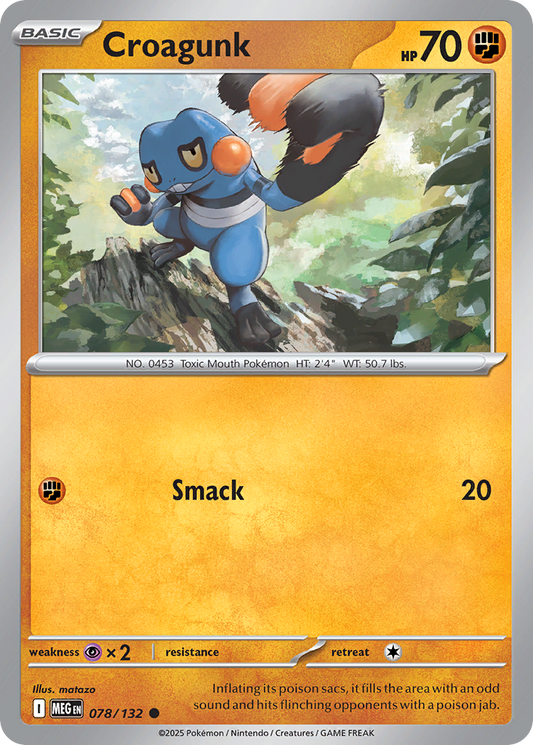 Croagunk - Mega Evolution - 078
