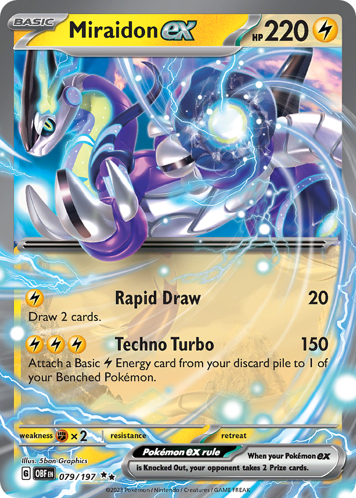 Miraidon ex - Obsidian Flames - 079