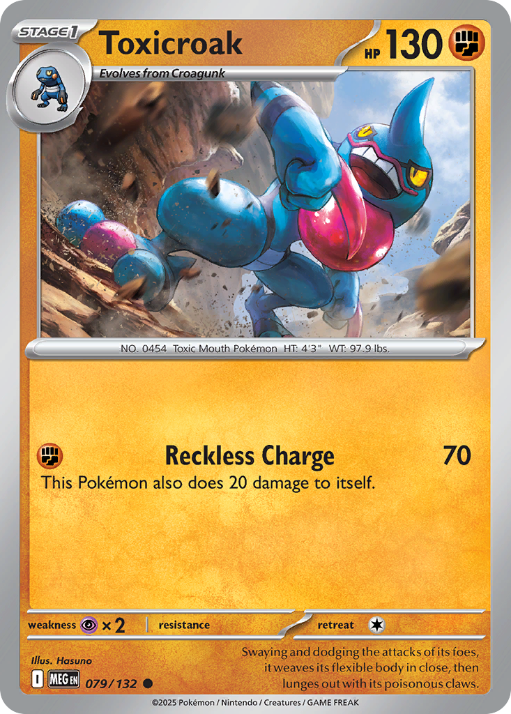 Toxicroak - Mega Evolution - 079