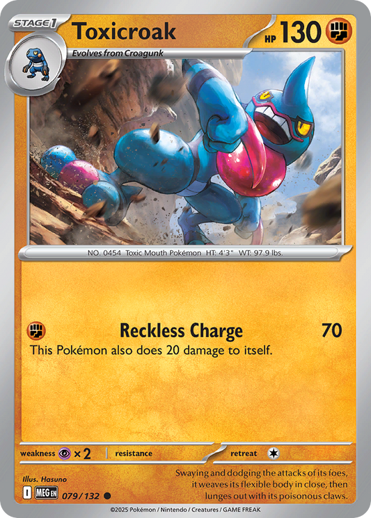 Toxicroak - Mega Evolution - 079