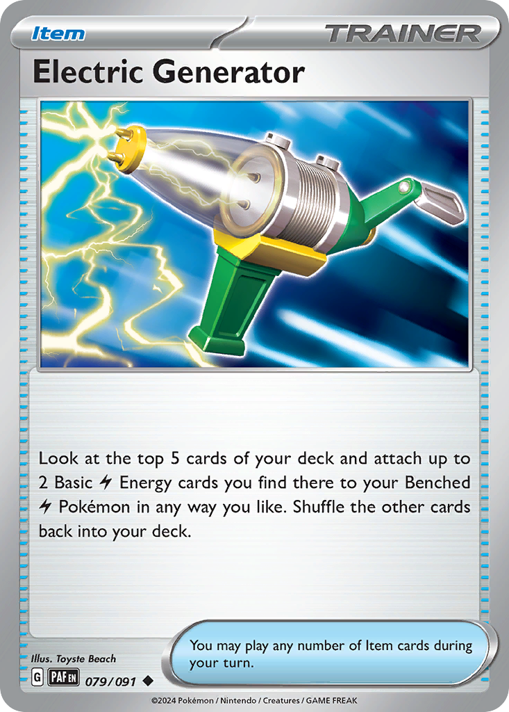 Electric Generator - Paldean Fates - 079