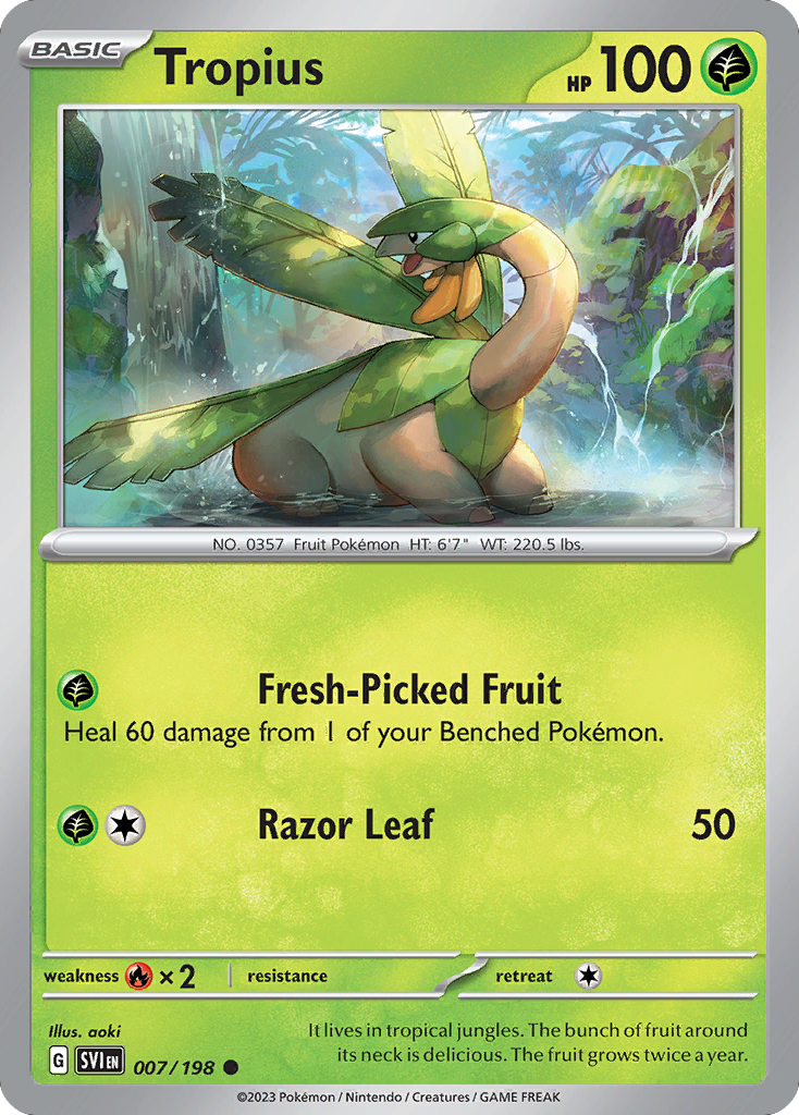 Tropius - Scarlet & Violet - 007