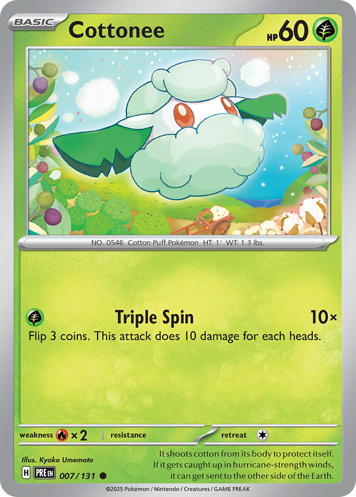Cottonee - Prismatic Evolutions - 007