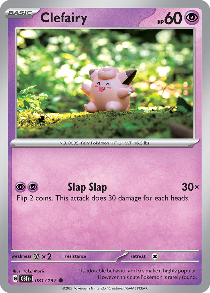 Clefairy - Obsidian Flames - 081