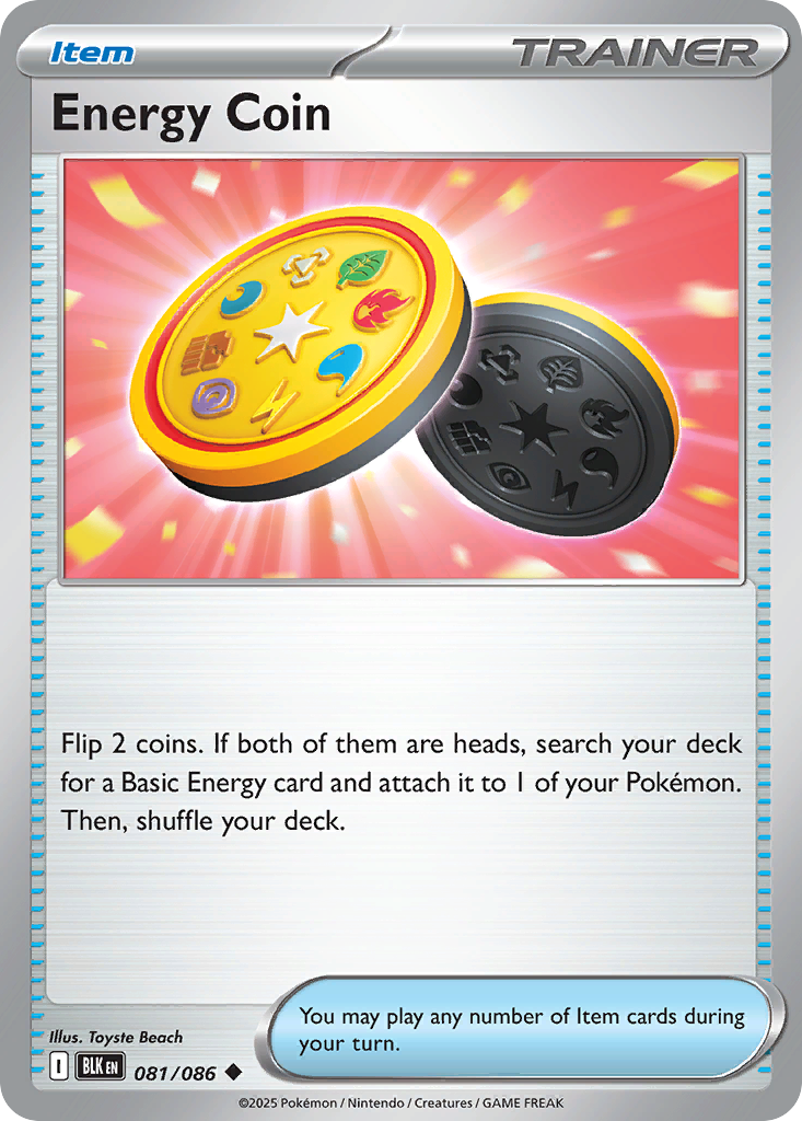 Energy Coin - Black Bolt - 081