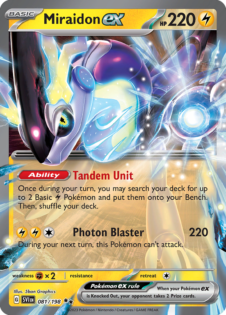 Miraidon ex - Scarlet & Violet - 081