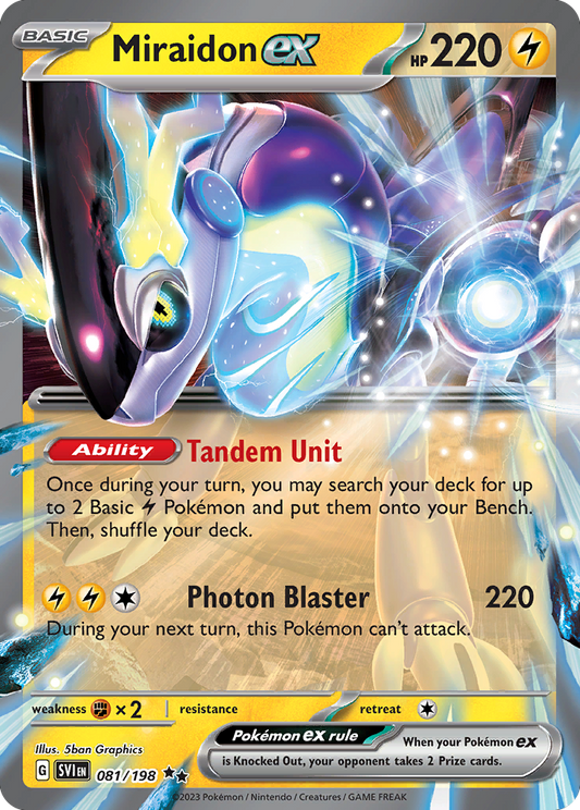 Miraidon ex - Scarlet & Violet - 081