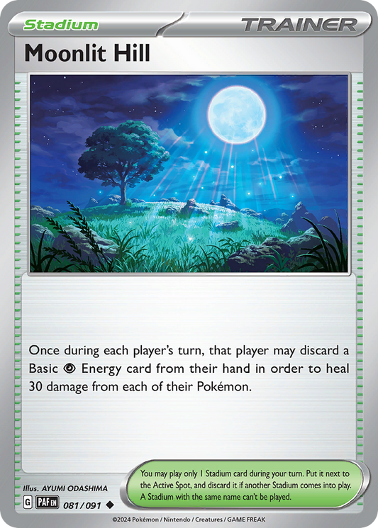 Moonlit Hill - Paldean Fates - 081