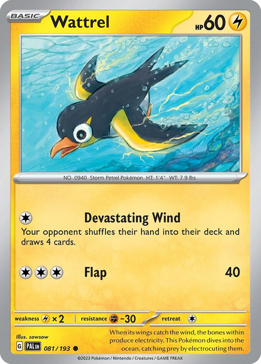 Wattrel - Paldea Evolved - 081