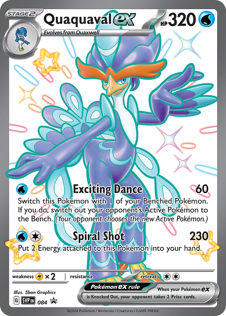 Quaquaval ex - Scarlet & Violet Black Star Promos - 084
